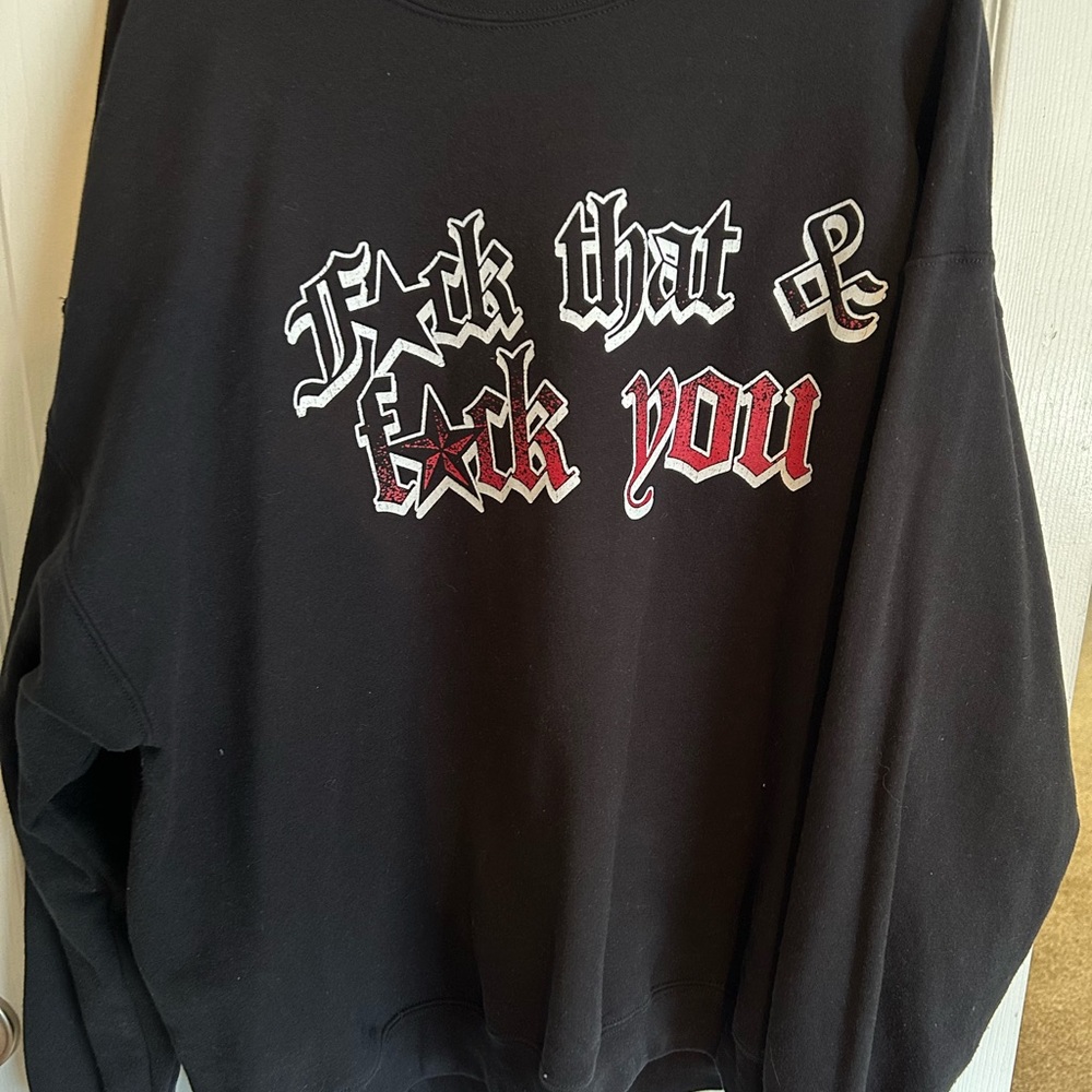Hardy Concert Merch Black Graphic sweatshirt